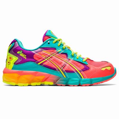 Asics Gel-Kayano V Kzn - Naisten Tennarit - Koralli/Keltainen